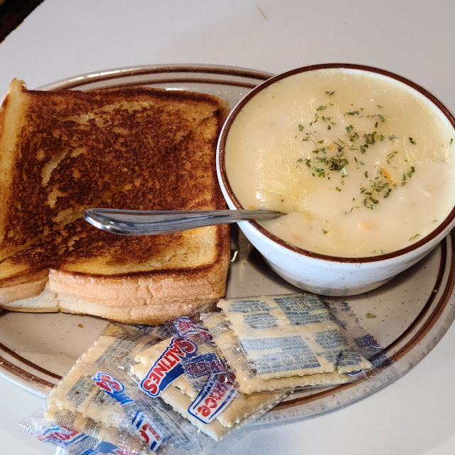 Grilled Cheese and Crab Bisque