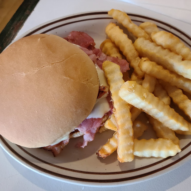 Hot Ham and Cheese with Fries