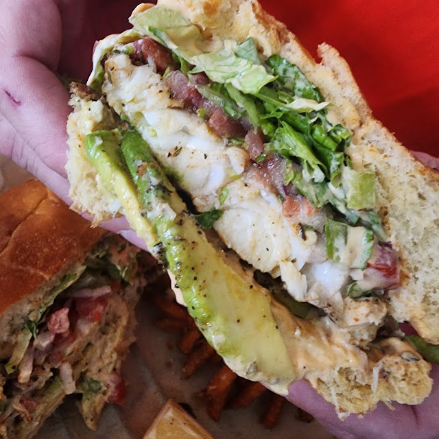 Blackened Grouper Sandwich