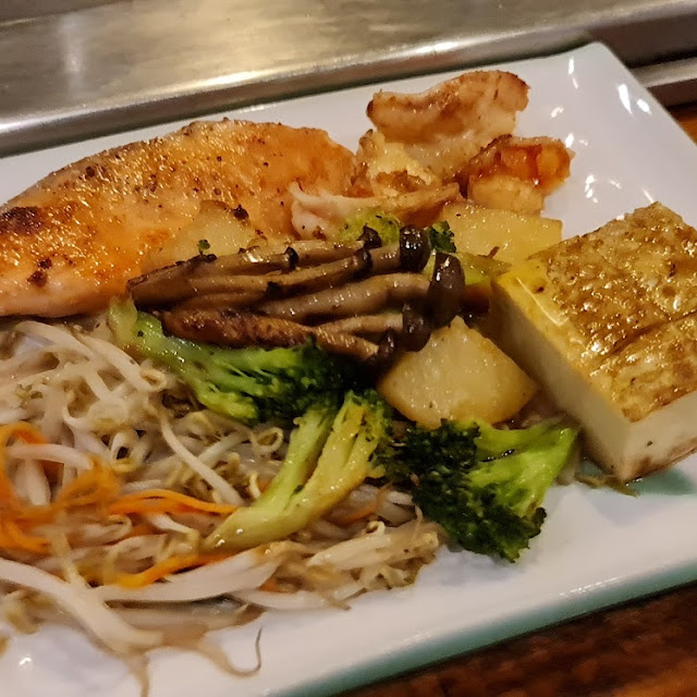 Salmon Tofu Vegetables