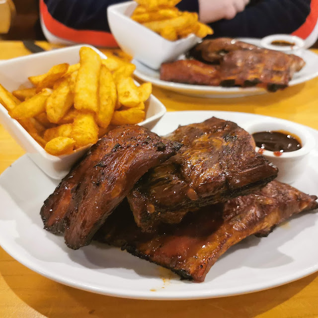 Smoked Bourbon Pork Ribs