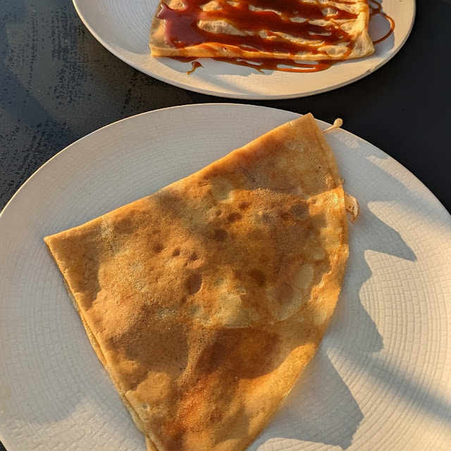 キャラメルクレープ いちごジャムクレープ