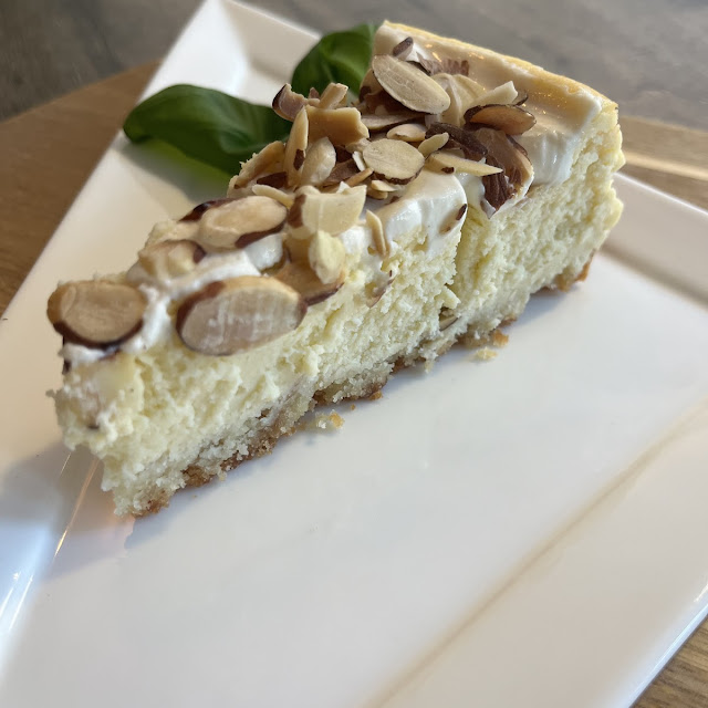 Amaretto Cheesecake Slice