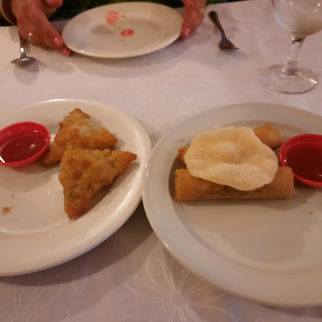 Spring Rolls and Curry Puffs