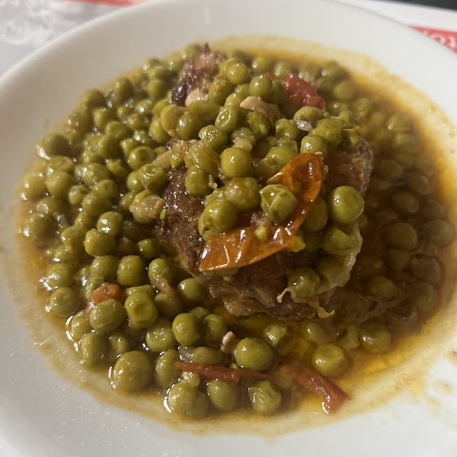 Lamb with Peas
