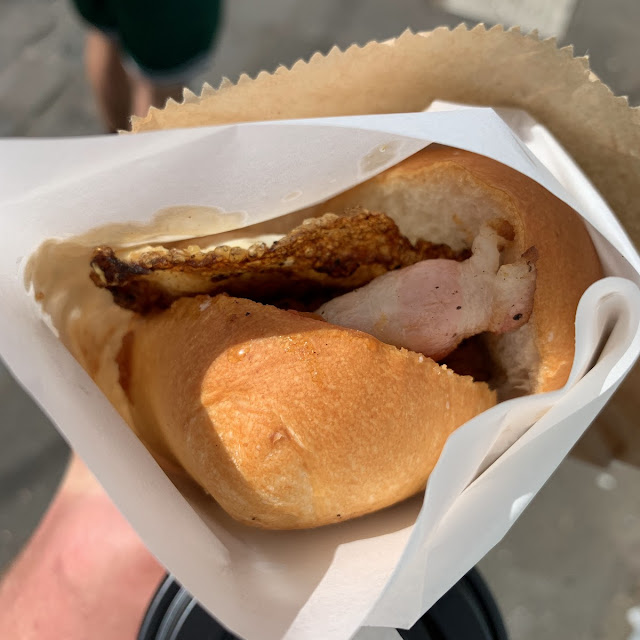Egg and Bacon Roll