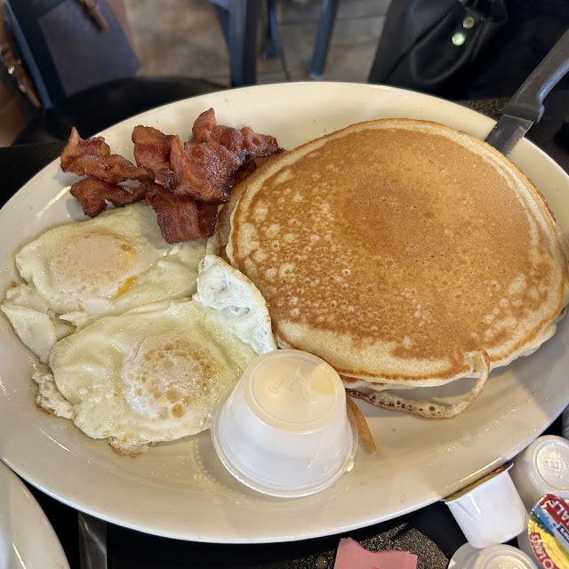 Two Pancakes with Egg