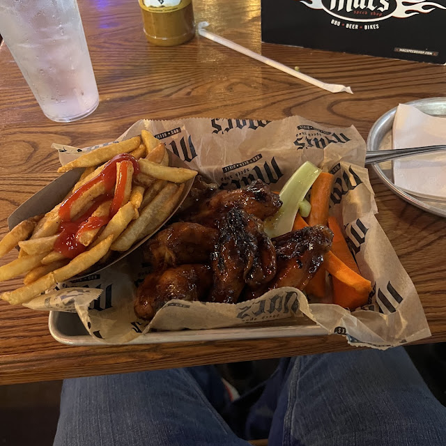 Smoked Wings and Fries