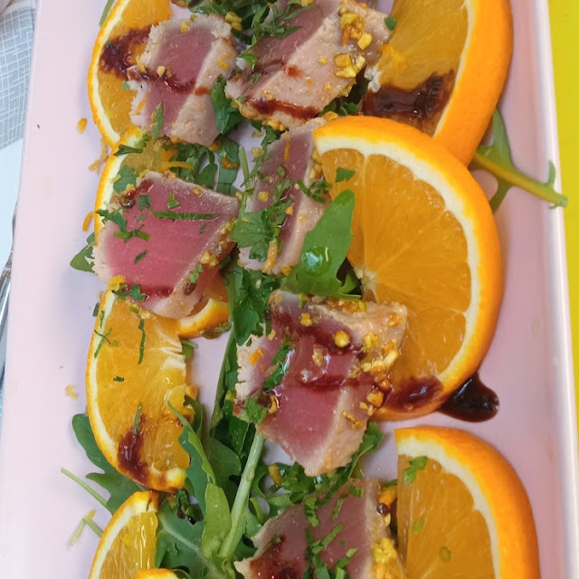 Tagliata Di Tonno Al Pistacchio