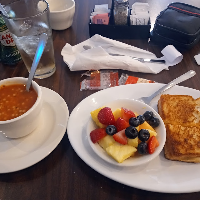Grilled Cheese Sandwich Tomato Soup Fruit Cup