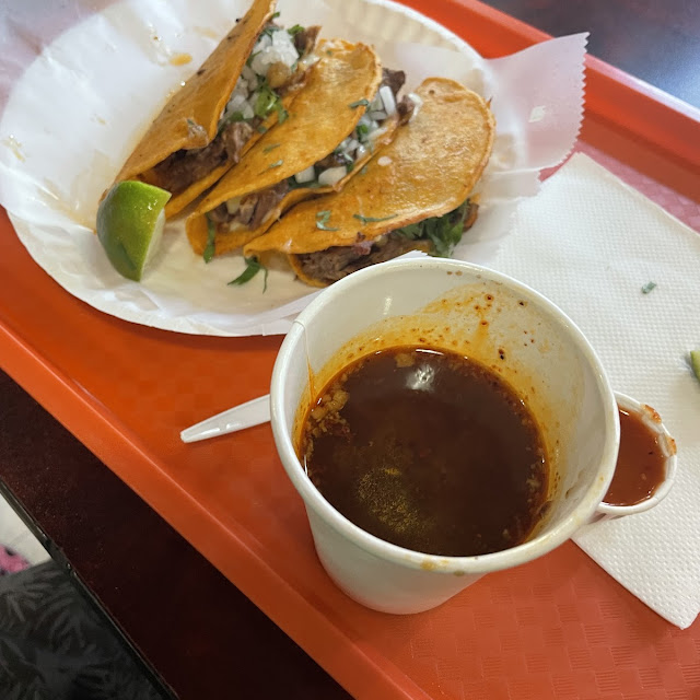 Quesabirria Tacos with Consome