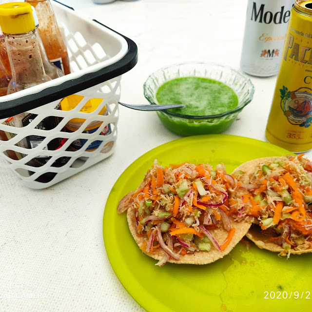 Tostadas de Camarón Seco