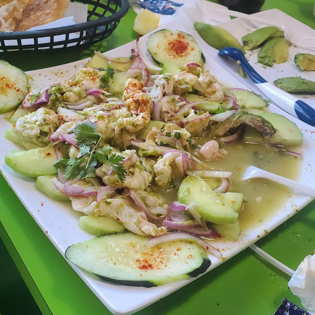 Tostada De Aguachile Verde