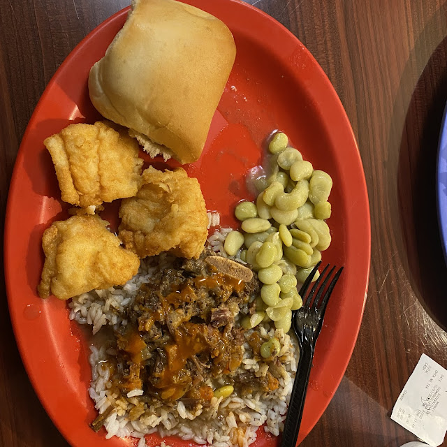All You Can Eat Bar Random Food on Plate