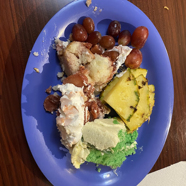 All You Can Eat Random Deserts on Plate