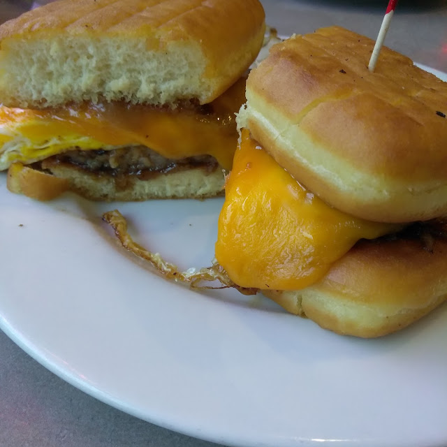 Maple Bar Breakfast Sandwich