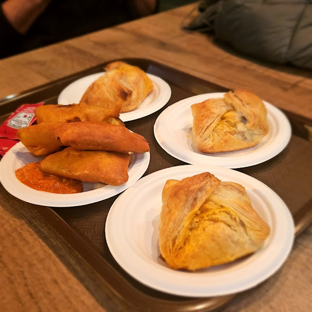 Egg Puffs and Mulak Bajji