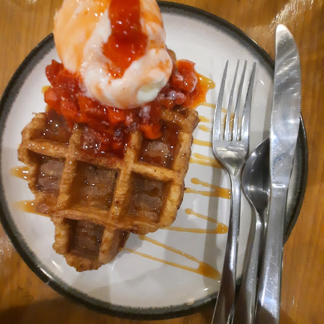 Strawberry Croffle