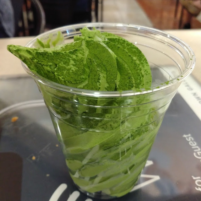 Matcha Soft Serve Ice Cream
