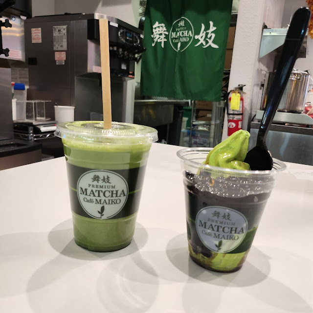 Matcha Latte and Matcha Boba