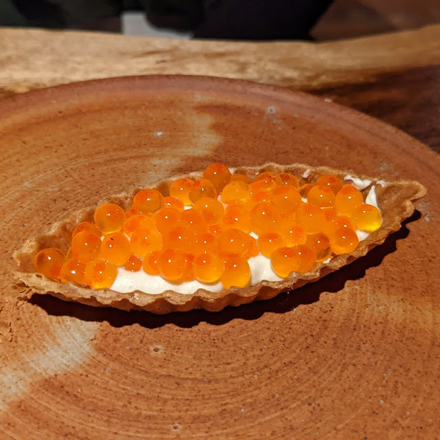 Tartlet of Salmonroe Bonito Cream