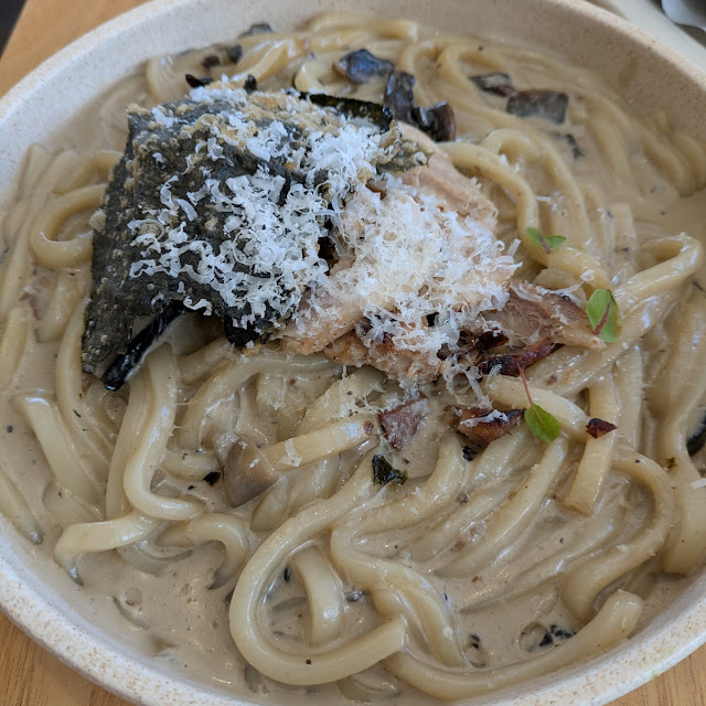 Creamy Udon Carbonara