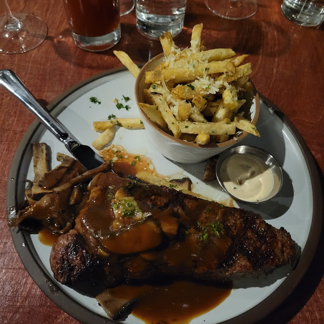 Big Steak Cooked to Perfection