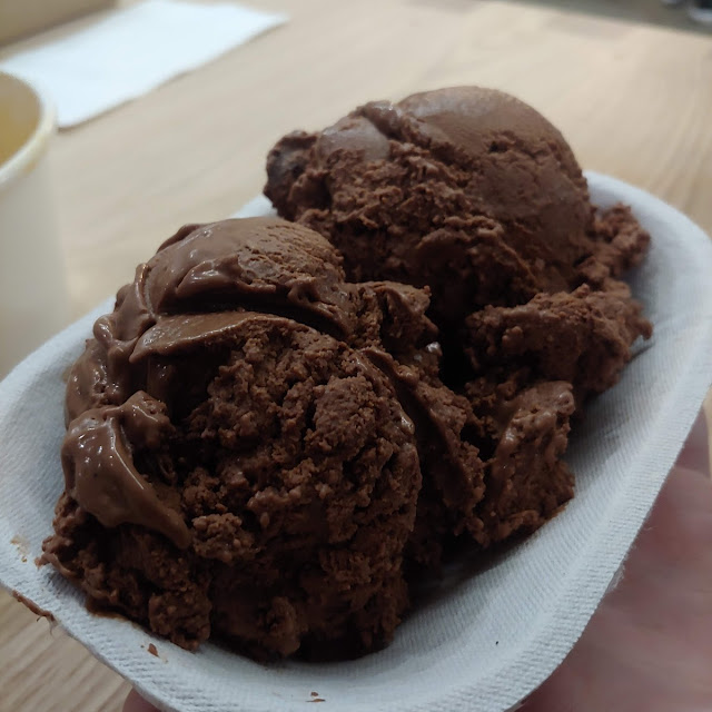 Vegan Almond Butter Chocolate Chunk Ice Cream