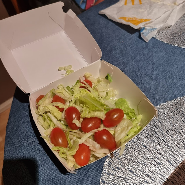 McDonald's Garden Salad Lol Lettuce and Tomato