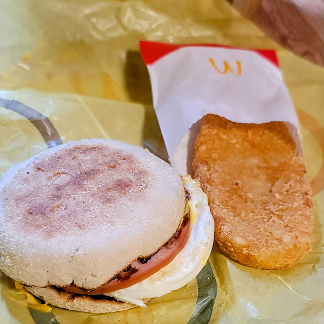 Egg Mcmuffin and Hash Browns