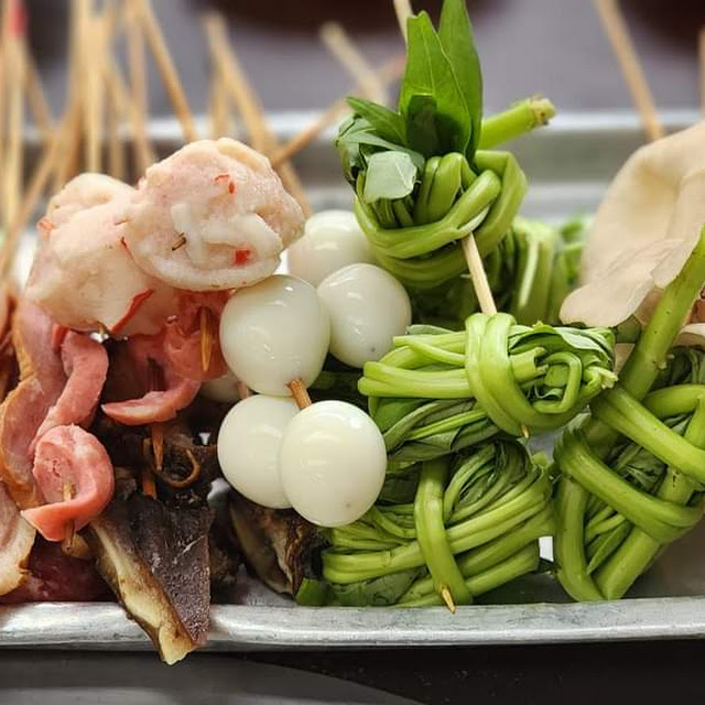 Skewed Satay Ingredients