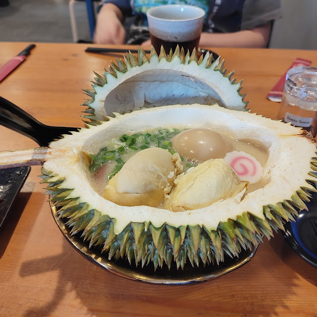 Durian Ramen in Pork Soup
