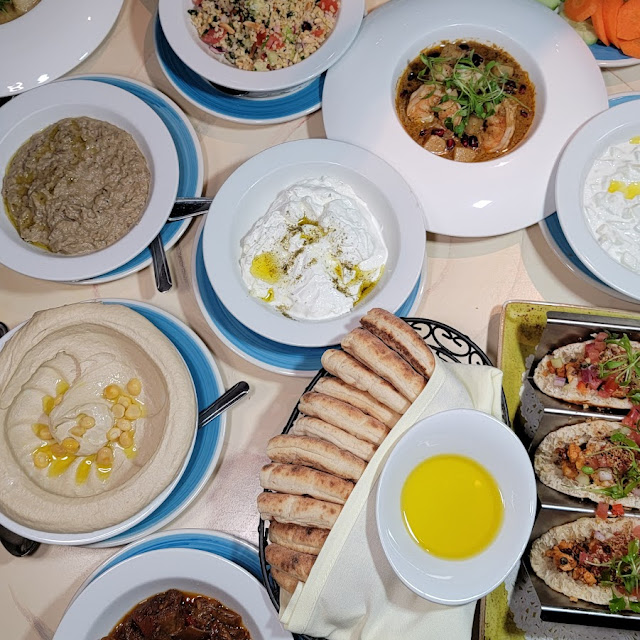 Hummus and Tzatziki