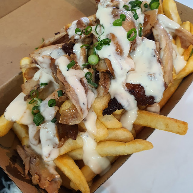 Loaded Fries with Chicken and Special Sauce