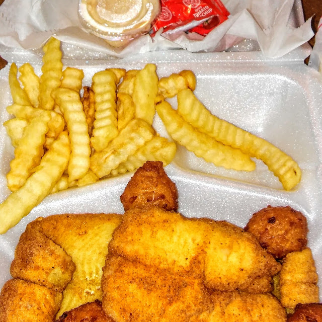 Fried Flounder Plate