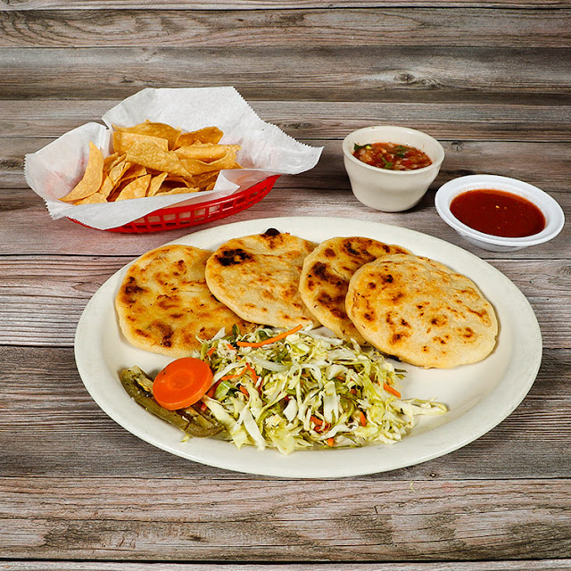 Pupusas De Frijol Con Queso Cheese and Beans Pupusas
