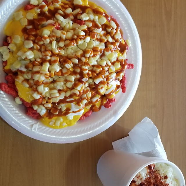 Cheetos Y Elote Blanco