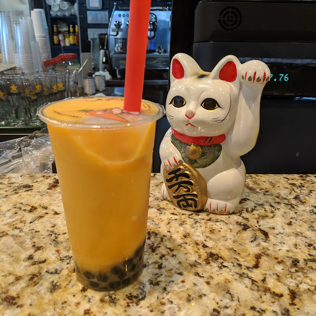 Taro Milk Tea Slush with Pearls