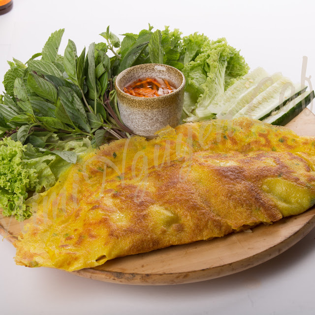 Vietnamese Assorted Big Savory Pancake Bánh Xèo