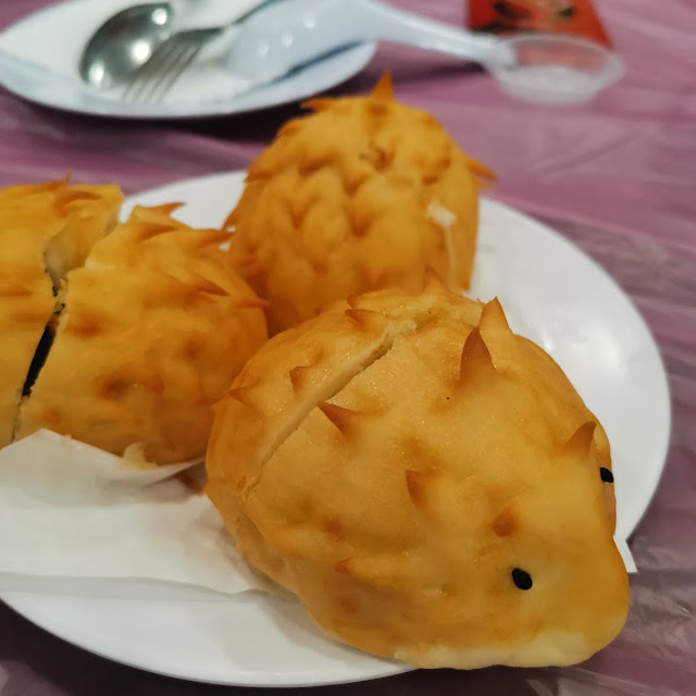 Hedgehog Char Siew Pastry
