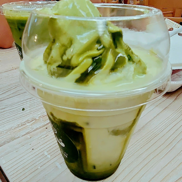 Matcha Kuromitsu Latte