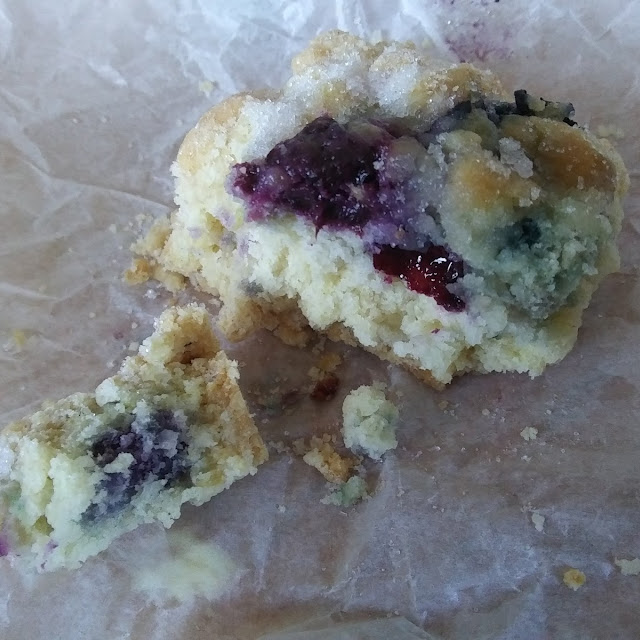 Greenbush Bakery Blueberry Donut