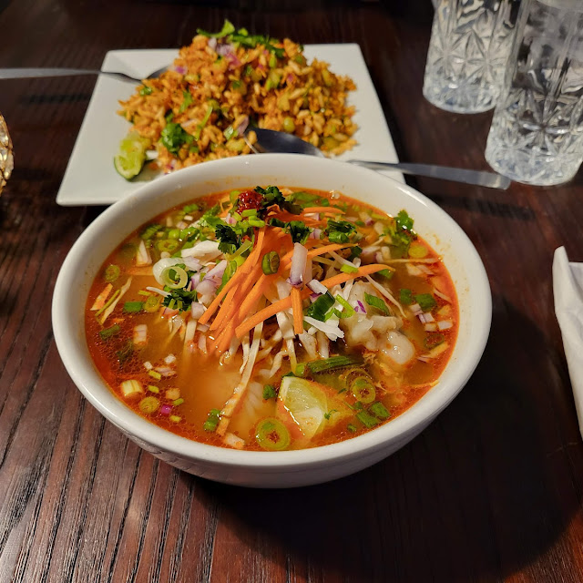 Chicken Momo in Soup