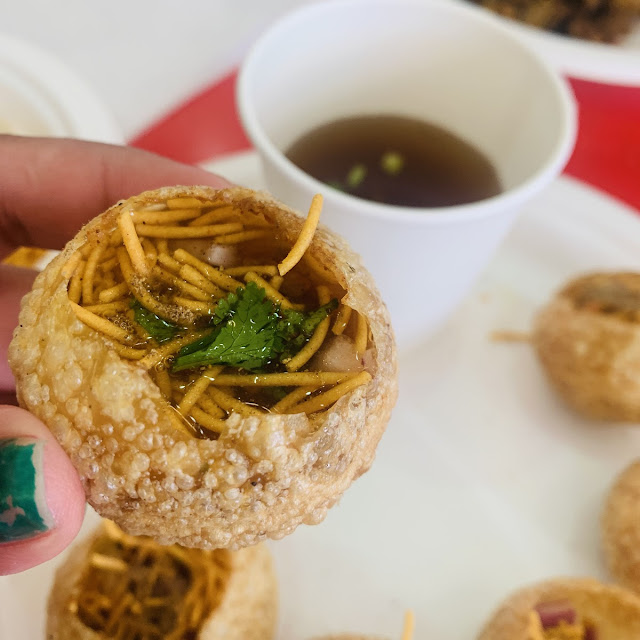 Panipuri Plate 12 Pieces