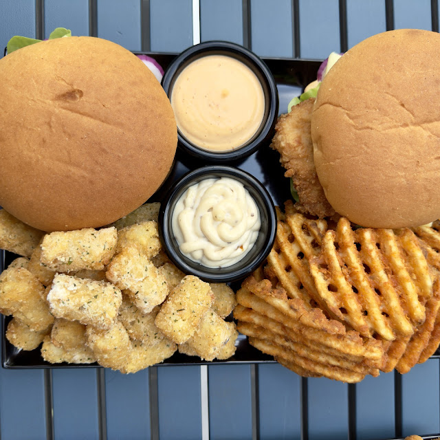Monster Burger Duo Deals 2x Burgers 2x Regular Fries 2x Sauces 2x Drinks