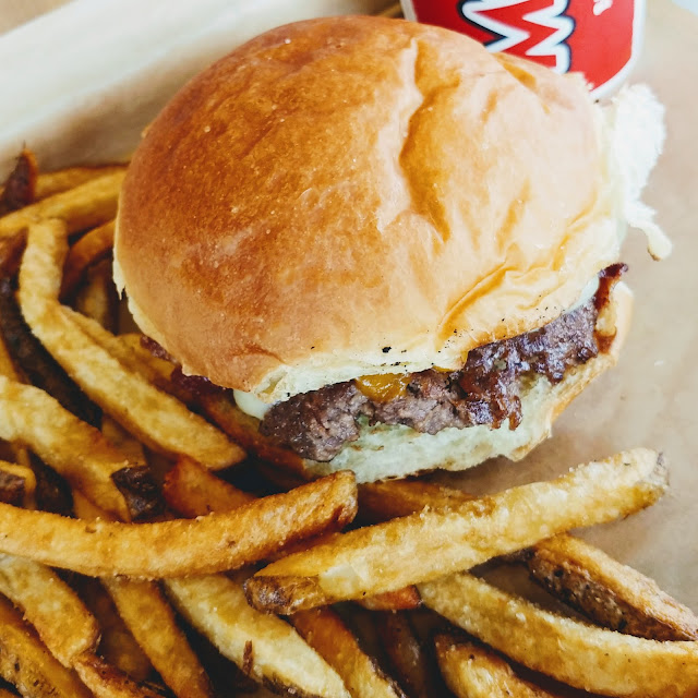 Badger Burger and Fries
