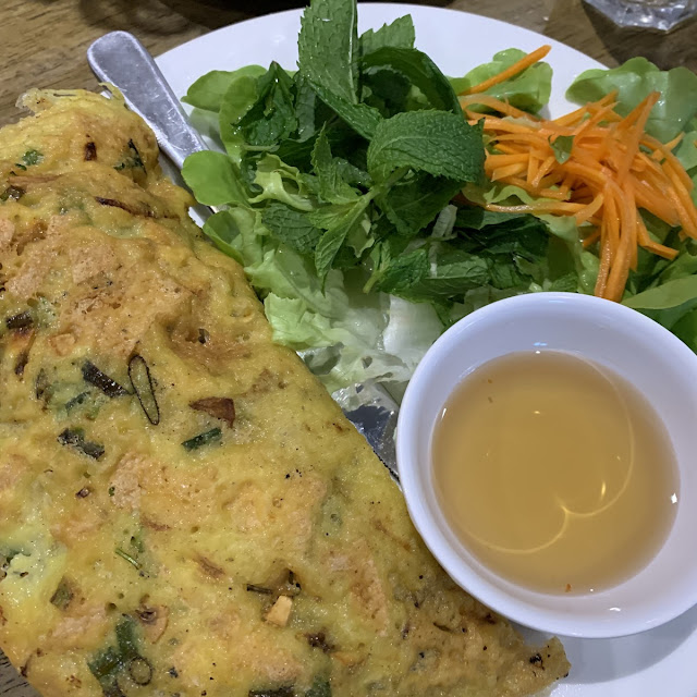 Tofu and Mushroom Vietnamese Pancake