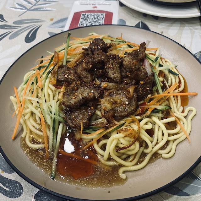 Grill Lamb Yellow Noodle