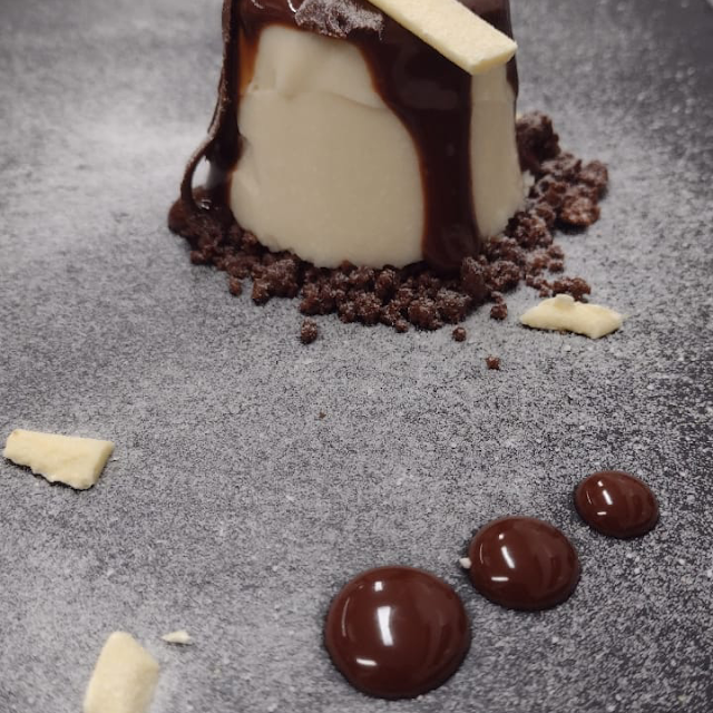 Panna Cotta Com Chocolate