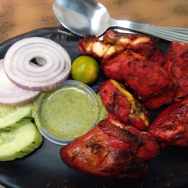 Nan Bread and Tandori Chicken